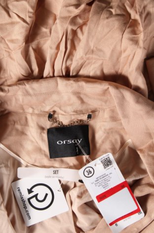 Γυναικείο σακάκι Orsay, Μέγεθος S, Χρώμα  Μπέζ, Τιμή 6,13 €