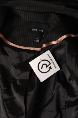 Γυναικείο σακάκι Portmans, Μέγεθος M, Χρώμα Μαύρο, Τιμή 3,99 €