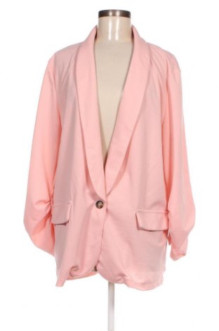 Дамско сако SHEIN, Размер XXL, Цвят Розов, Цена 17,60 лв.