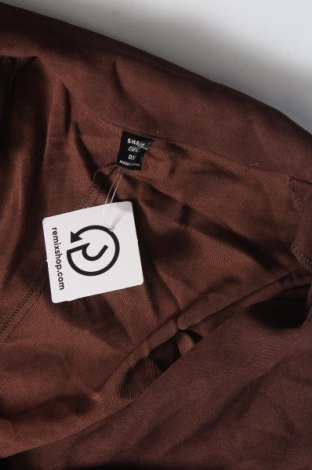 Γυναικείο σακάκι SHEIN, Μέγεθος XL, Χρώμα Καφέ, Τιμή 4,08 €