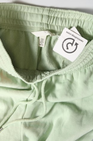 Дамско спортно долнище H&M, Размер S, Цвят Зелен, Цена 29,00 лв.