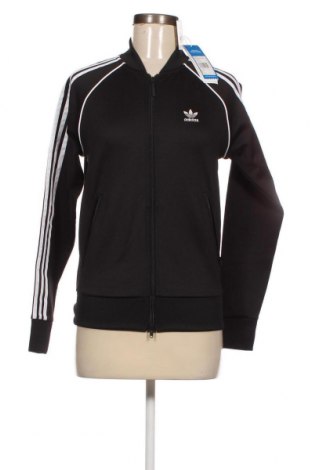 Дамско спортно горнище Adidas Originals, Размер XS, Цвят Черен, Цена 43,86 лв.