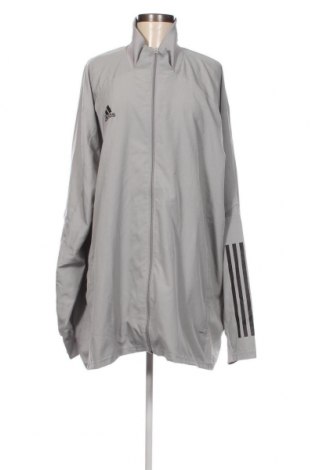 Γυναικείο μπουφάν αθλητικό Adidas, Μέγεθος 3XL, Χρώμα Γκρί, Τιμή 39,08 €