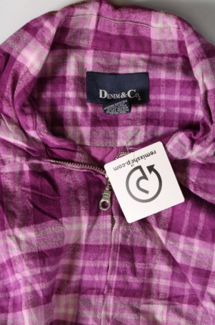 Γυναικείο μπουφάν Denim&Co., Μέγεθος S, Χρώμα Βιολετί, Τιμή 5,05 €