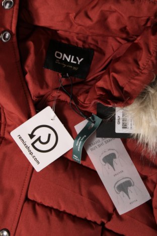 Γυναικείο μπουφάν ONLY, Μέγεθος XS, Χρώμα Κόκκινο, Τιμή 22,40 €