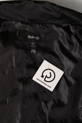 Дамско яке Style & Co, Размер XL, Цвят Черен, Цена 48,00 лв.