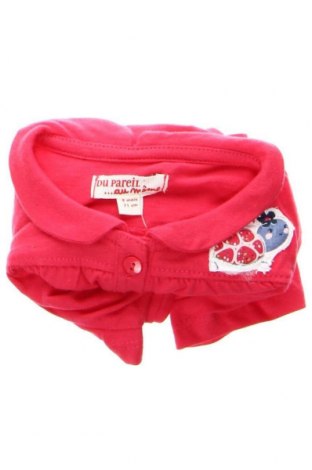 Детска блуза Du Pareil Au Meme, Размер 6-9m/ 68-74 см, Цвят Розов, Цена 12,24 лв.