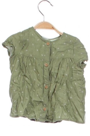 Детска блуза H&M, Размер 9-12m/ 74-80 см, Цвят Зелен, Цена 6,59 лв.
