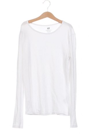 Детска блуза H&M, Размер 14-15y/ 168-170 см, Цвят Бял, Цена 10,20 лв.