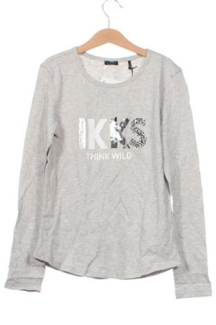 Детска блуза IKKS, Размер 10-11y/ 146-152 см, Цвят Сив, Цена 24,75 лв.