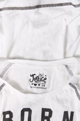 Παιδική μπλούζα Justice, Μέγεθος 15-18y/ 170-176 εκ., Χρώμα Λευκό, Τιμή 12,79 €