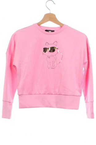 Dziecięca bluzka Karl Lagerfeld, Rozmiar 8-9y/ 134-140 cm, Kolor Różowy, Cena 477,12 zł