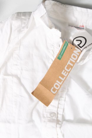 Kinderhemd Coccodrillo, Größe 4-5y/ 110-116 cm, Farbe Weiß, Preis € 8,84