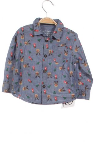 Kinderhemd F&F, Größe 12-18m/ 80-86 cm, Farbe Blau, Preis 6,74 €