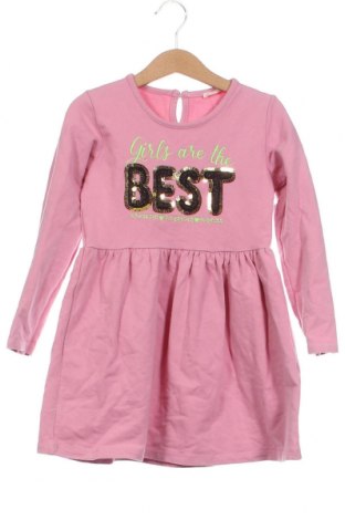 Детска рокля, Размер 5-6y/ 116-122 см, Цвят Розов, Цена 15,36 лв.