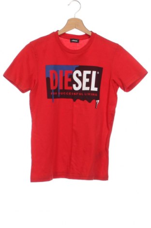 Kinder T-Shirt Diesel, Größe 11-12y/ 152-158 cm, Farbe Rot, Preis 10,69 €