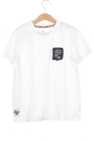 Детска тениска Lacoste, Размер 11-12y/ 152-158 см, Цвят Бял, Цена 75,60 лв.