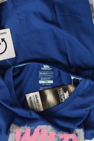Dziecięcy T-shirt Trespass, Rozmiar 6-7y/ 122-128 cm, Kolor Niebieski, Cena 41,80 zł