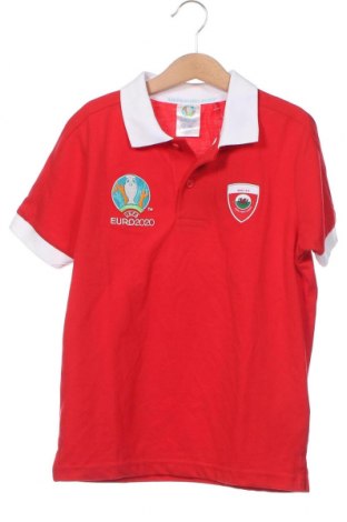 Детска тениска Uefa, Размер 8-9y/ 134-140 см, Цвят Червен, Цена 24,65 лв.