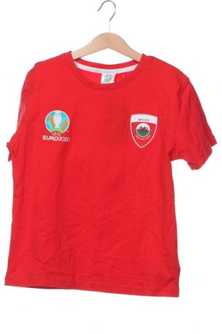Kinder T-Shirt Uefa, Größe 10-11y/ 146-152 cm, Farbe Rot, Preis 2,39 €