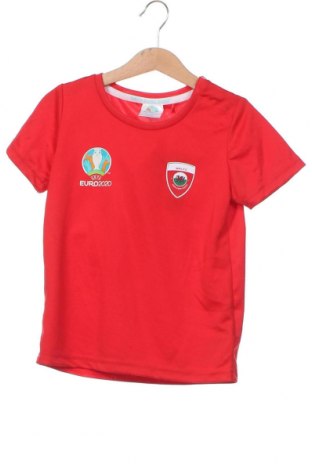 Детска тениска Uefa, Размер 4-5y/ 110-116 см, Цвят Червен, Цена 24,65 лв.