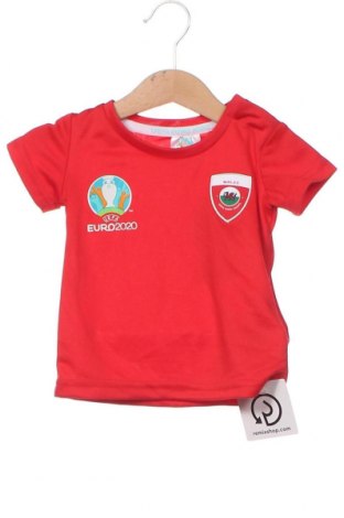 Детска тениска Uefa, Размер 6-9m/ 68-74 см, Цвят Червен, Цена 6,96 лв.
