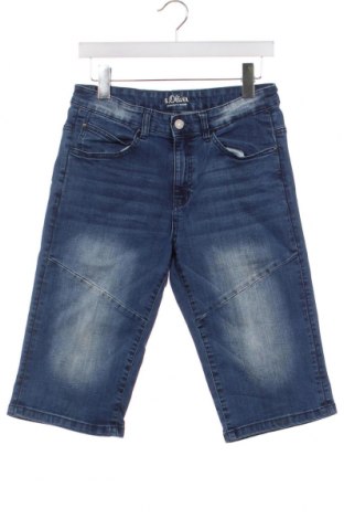 Pantaloni scurți pentru copii S.Oliver, Mărime 15-18y/ 170-176 cm, Culoare Albastru, Preț 38,49 Lei