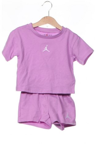 Dziecięcy zestaw Air Jordan Nike, Rozmiar 18-24m/ 86-98 cm, Kolor Fioletowy, Cena 285,47 zł
