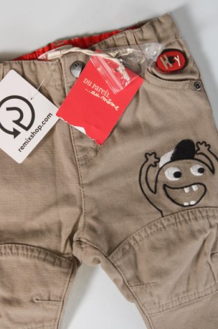 Pantaloni pentru copii Du Pareil Au Meme, Mărime 3-6m/ 62-68 cm, Culoare Bej, Preț 21,74 Lei