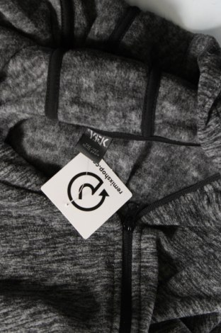Kinder Fleece Sweatshirt Y.F.K., Größe 10-11y/ 146-152 cm, Farbe Grau, Preis 18,09 €