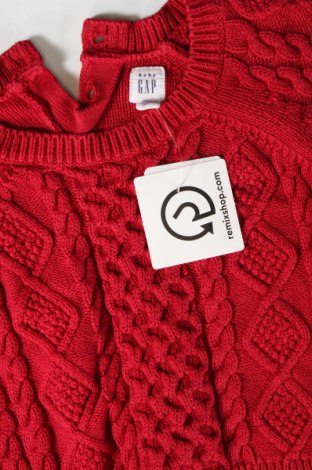 Dziecięcy sweter Gap, Rozmiar 18-24m/ 86-98 cm, Kolor Czerwony, Cena 170,59 zł