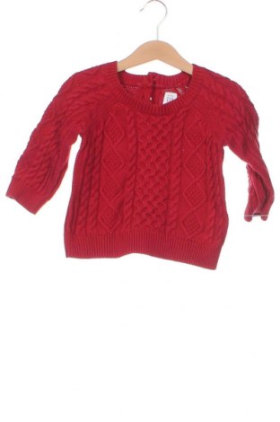 Детски пуловер Gap, Размер 18-24m/ 86-98 см, Цвят Червен, Цена 22,40 лв.