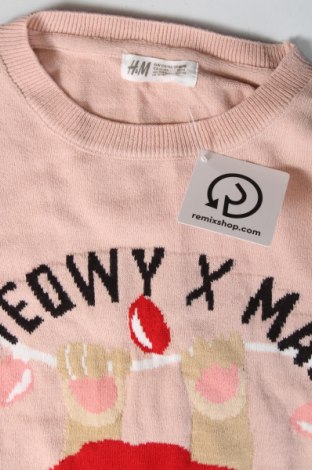 Pulover pentru copii H&M, Mărime 12-13y/ 158-164 cm, Culoare Roz, Preț 25,00 Lei