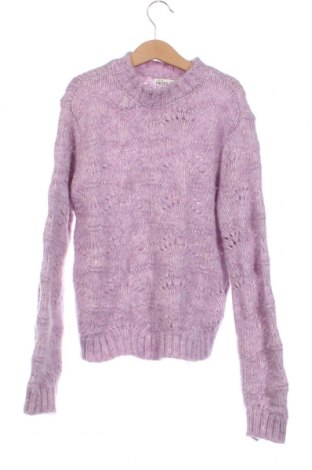 Детски пуловер Pieces, Размер 8-9y/ 134-140 см, Цвят Лилав, Цена 31,36 лв.