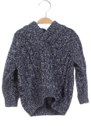 Детски пуловер Polarn O. Pyret, Размер 18-24m/ 86-98 см, Цвят Син, Цена 27,52 лв.