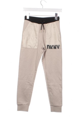 Pantaloni de trening, pentru copii DKNY, Mărime 12-13y/ 158-164 cm, Culoare Bej, Preț 281,84 Lei