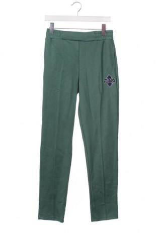 Pantaloni de trening, pentru copii FILA, Mărime 12-13y/ 158-164 cm, Culoare Verde, Preț 64,45 Lei