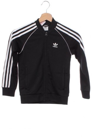 Детско спортно горнище Adidas Originals, Размер 6-7y/ 122-128 см, Цвят Черен, Цена 55,89 лв.