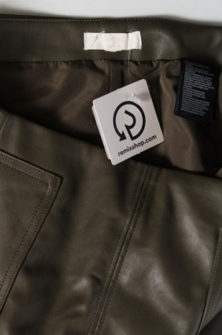 Skórzana spódnica H&M, Rozmiar XL, Kolor Zielony, Cena 15,77 zł