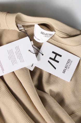 Pánske tričko  Selected Homme, Veľkosť L, Farba Béžová, Cena  13,36 €