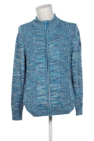 Jachetă tricotată de bărbați Atlas For Men, Mărime XL, Culoare Albastru, Preț 52,46 Lei