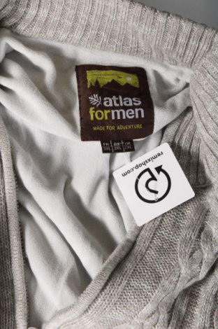 Ανδρική ζακέτα Atlas For Men, Μέγεθος 3XL, Χρώμα Γκρί, Τιμή 7,71 €