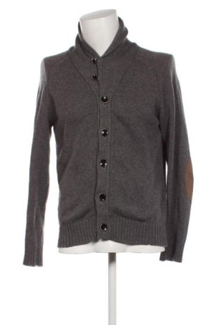 Jachetă tricotată de bărbați Zara Man, Mărime L, Culoare Gri, Preț 21,31 Lei