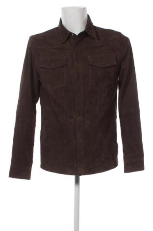 Мъжка кожена риза Goosecraft, Размер L, Цвят Кафяв, Цена 135,00 лв.