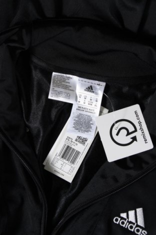 Мъжка поларена блуза Adidas, Размер M, Цвят Черен, Цена 49,98 лв.