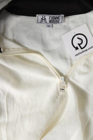 Ανδρική μπλούζα fleece L'homme Moderne, Μέγεθος M, Χρώμα Εκρού, Τιμή 3,54 €