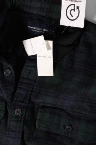 Ανδρικό πουκάμισο Abercrombie & Fitch, Μέγεθος M, Χρώμα Πράσινο, Τιμή 25,33 €