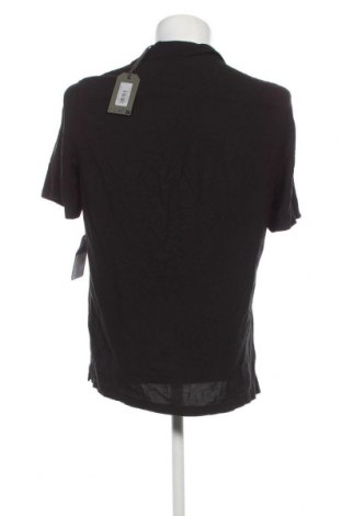 Мъжка риза AllSaints, Размер S, Цвят Черен, Цена 66,64 лв.