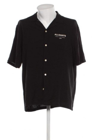 Ανδρικό πουκάμισο AllSaints, Μέγεθος XL, Χρώμα Μαύρο, Τιμή 59,59 €