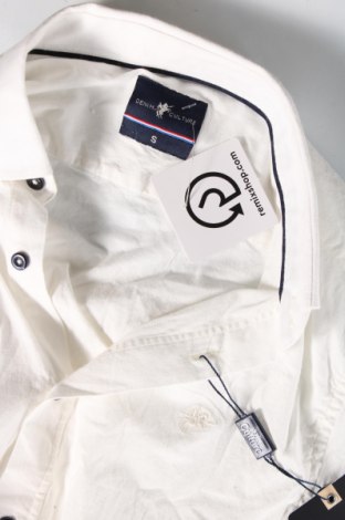 Ανδρικό πουκάμισο Denim Culture, Μέγεθος S, Χρώμα Λευκό, Τιμή 37,11 €
